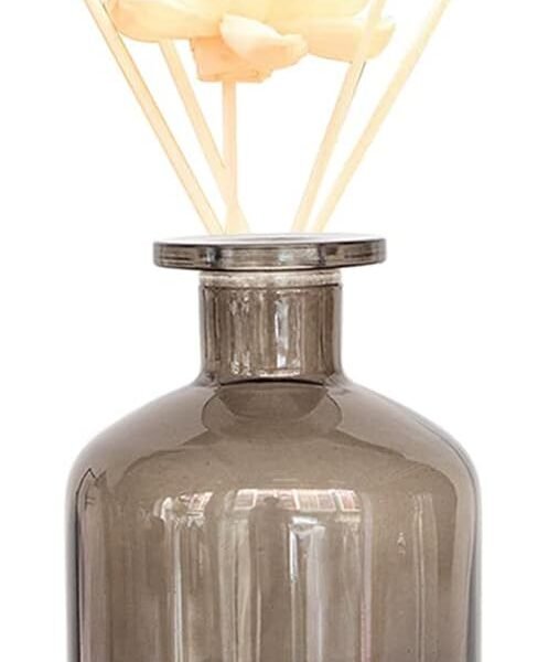 150ml/5oz Empty Glass Diffuser Bottle - Aromatherapy Storage Container - Fragrance Accessories - DIY Replacement for Reed Diffuser Sets (Grey)