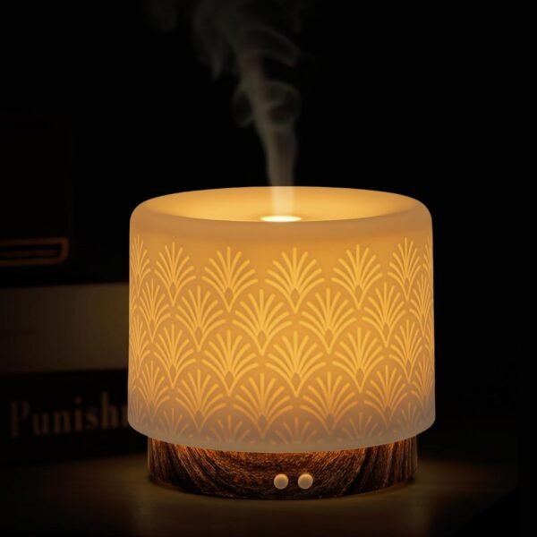 Diffuser for Home,Essential Oil Diffuser 280ml Aromatherapy Oil Diffuser Ultrasonic Cool Mist Diffuser with Auto Shut-Off Protection,Bedroom Vaporizer Humidifier for Home Office SPA Yoga