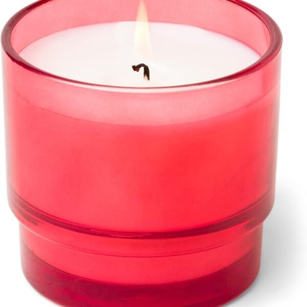 Candles  Collection, Naturally Scented Candle, 7 Ounces, Red, Rosewood Vanilla